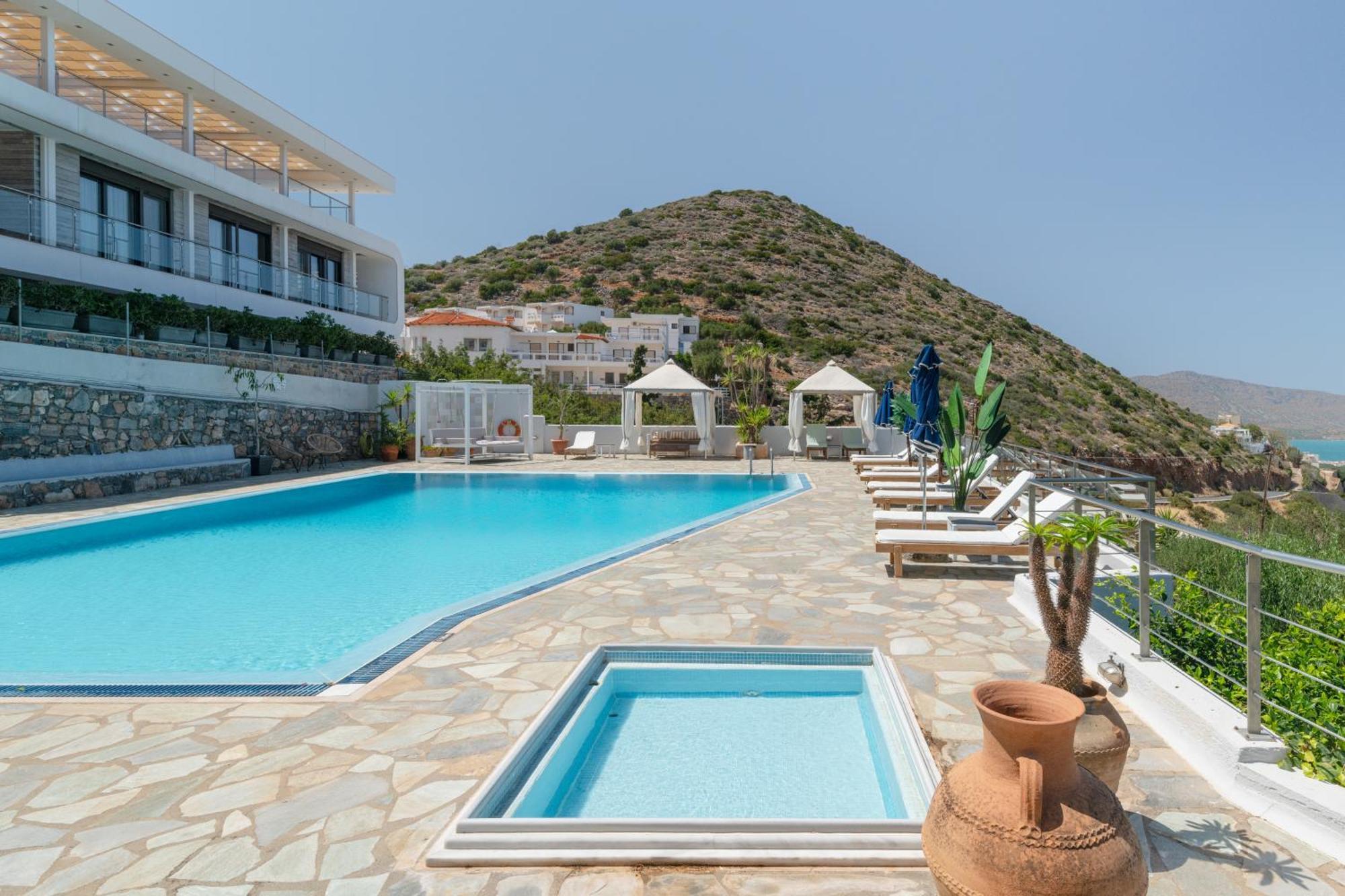 Adrakos Apartments (Adults Only) Элунда Экстерьер фото
